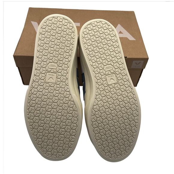 New Veja Campo Chromefree Leather White/California Sneakers Women 9/Men 7 NIB - Picture 7 of 10